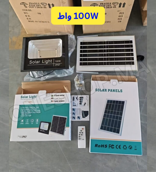 بروجيكتور الطاقة الشمسية 100W-واط